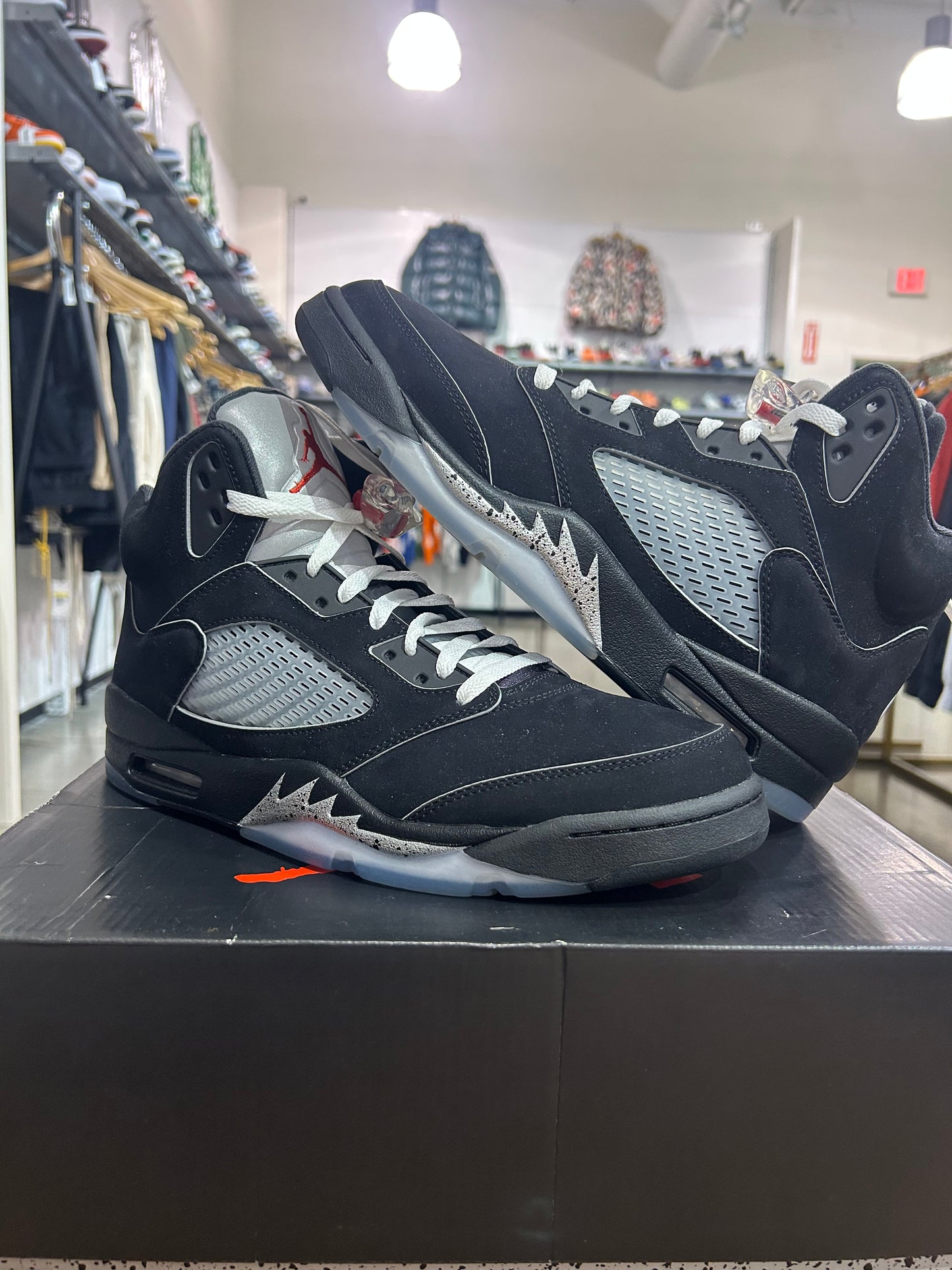 Preowned Air Jordan 5 Black Metallic Reimagined