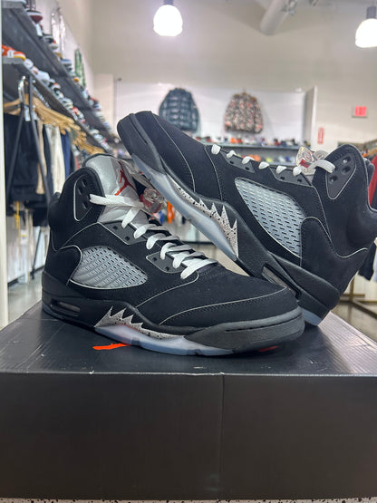 Preowned Air Jordan 5 Black Metallic Reimagined