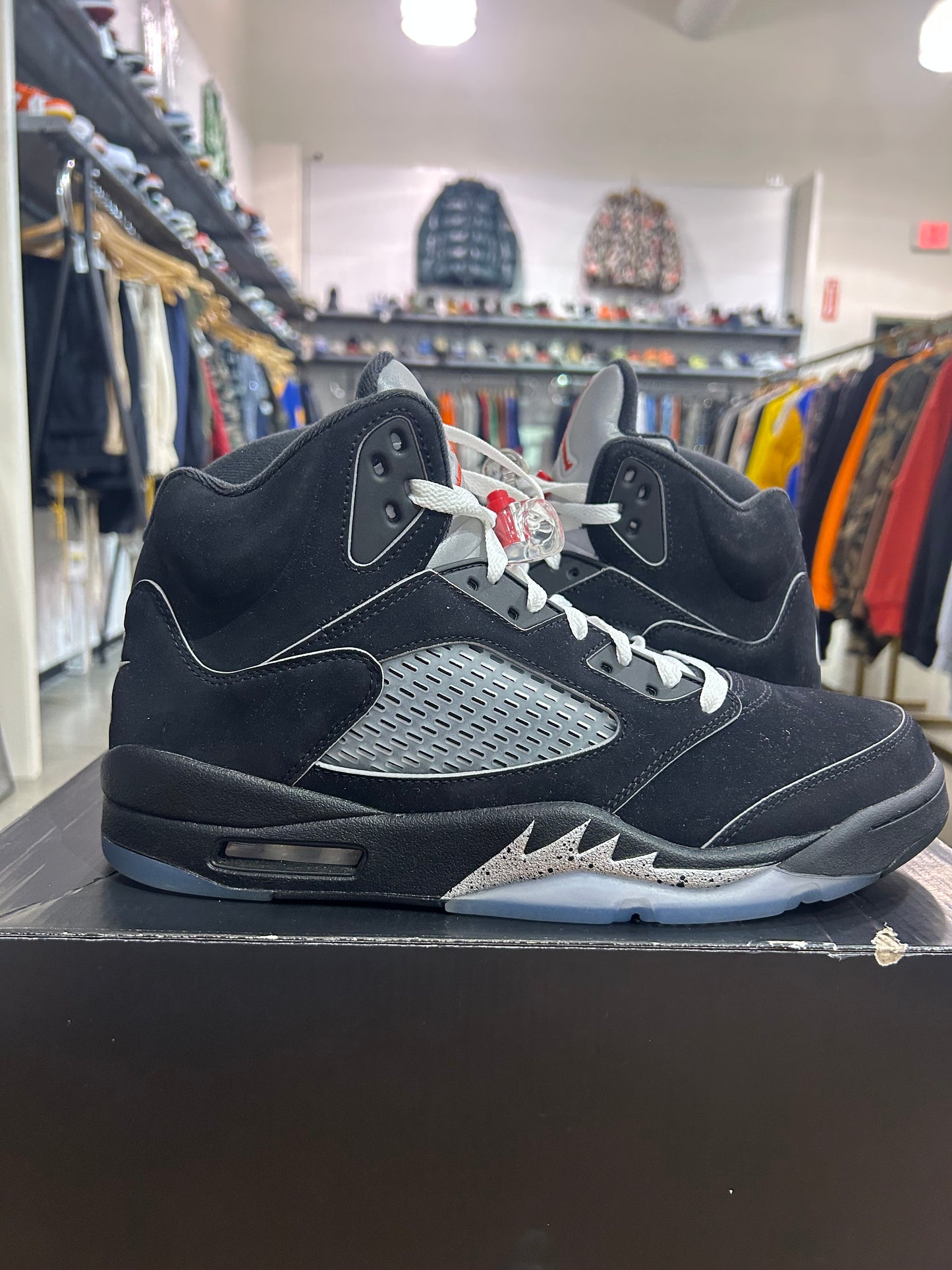 Preowned Air Jordan 5 Black Metallic Reimagined