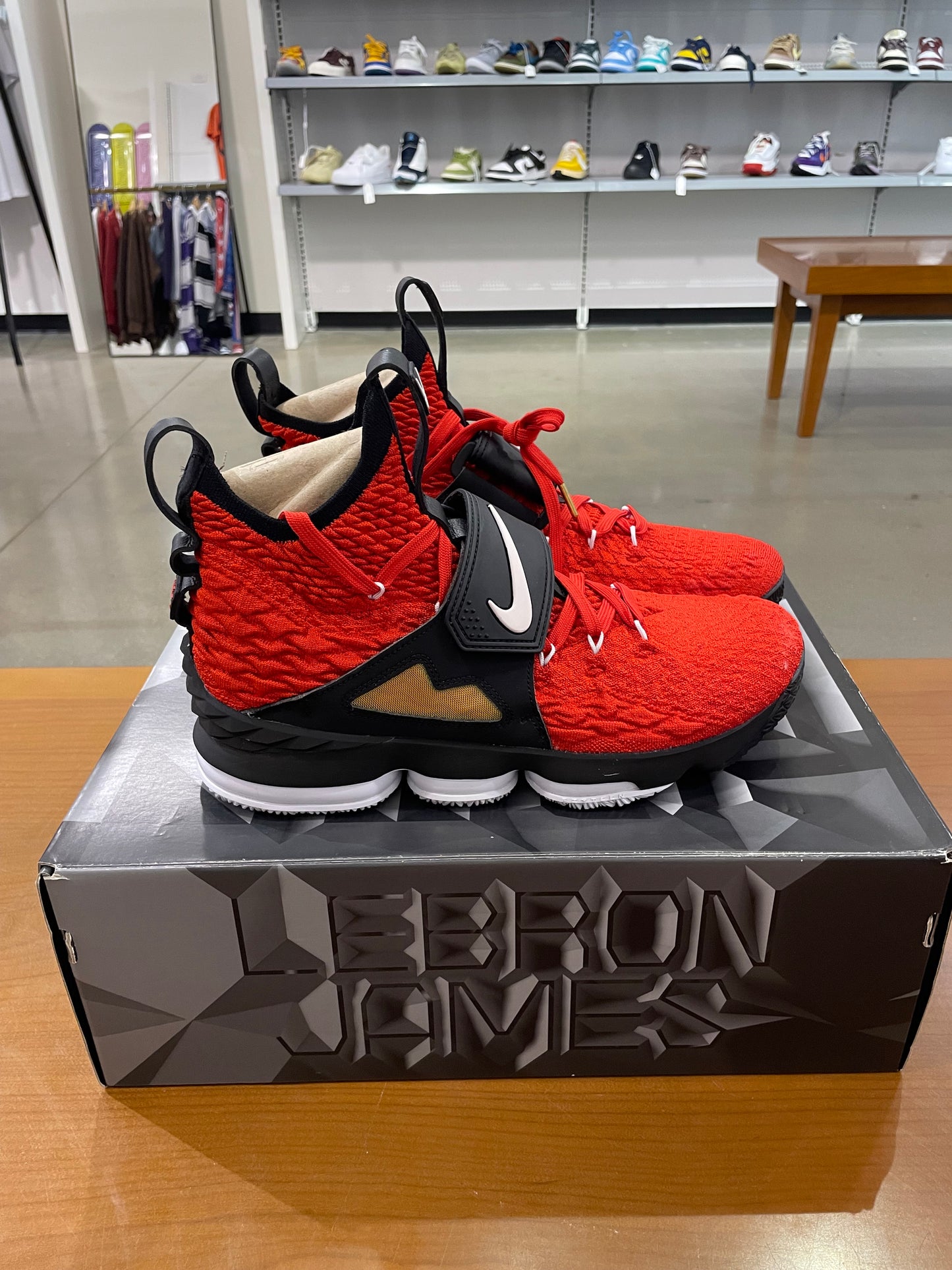 Nike LeBron 15 Red Diamond Turf