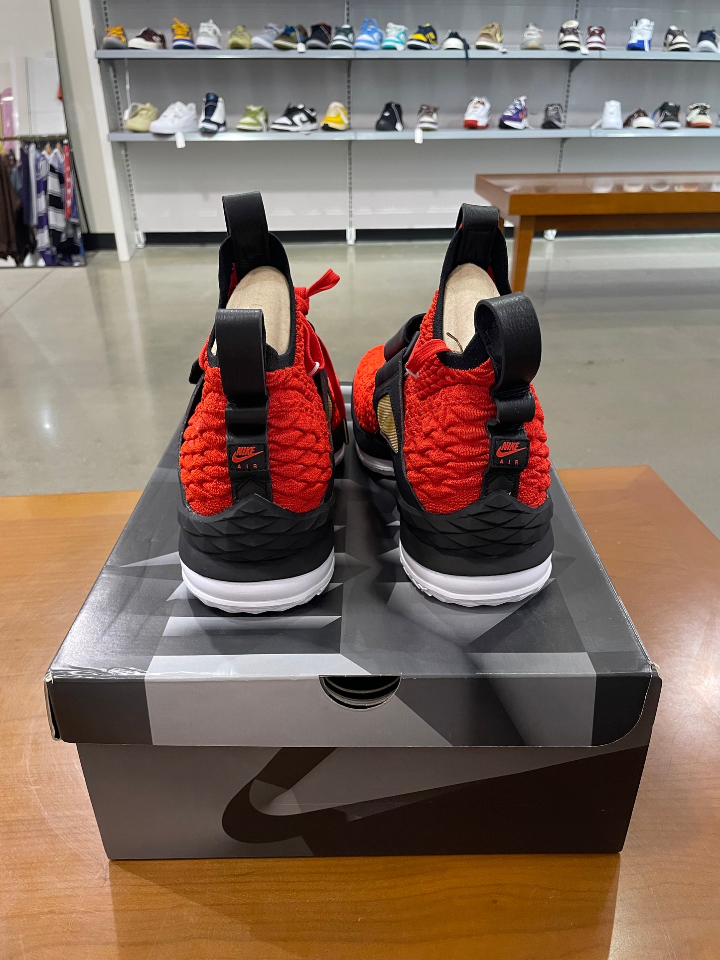 Nike LeBron 15 Red Diamond Turf