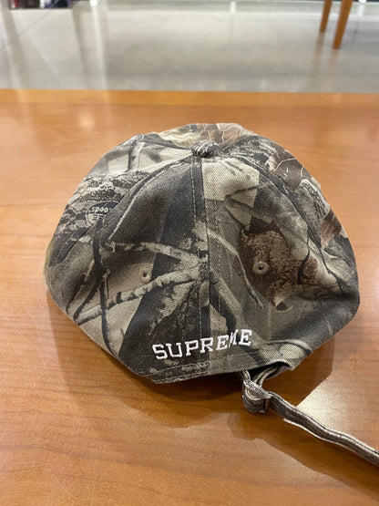 Preowned Supreme License Plate Hat Camo