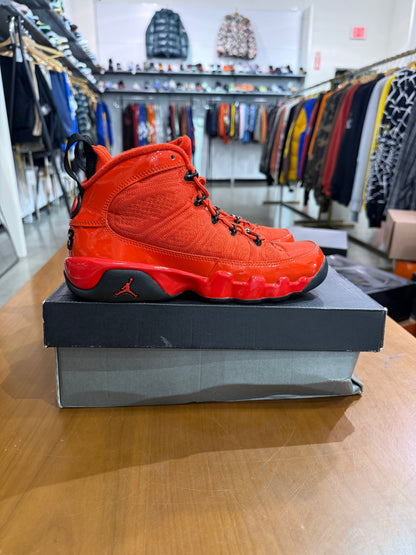 Preowned Air Jordan 9 Chile Red
