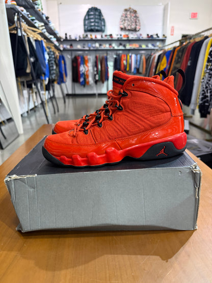 Preowned Air Jordan 9 Chile Red