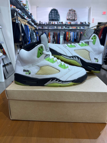 Preowned Air Jordan 5 Quai 54 White