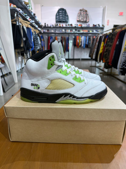 Preowned Air Jordan 5 Quai 54 White