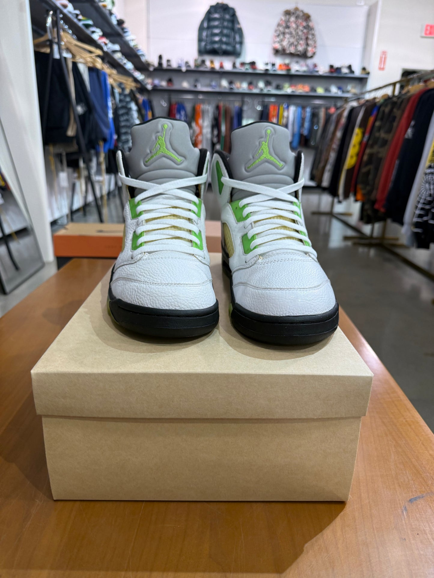 Preowned Air Jordan 5 Quai 54 White