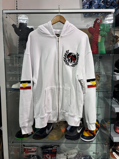 Preowned MURD333R.FM Peachmaker Zip Up White