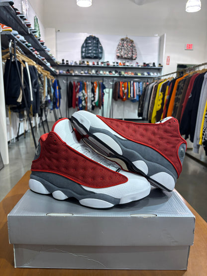 Preowned Air Jordan 13 Gym Red Flint Grey