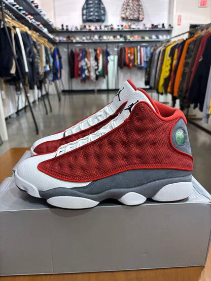 Preowned Air Jordan 13 Gym Red Flint Grey