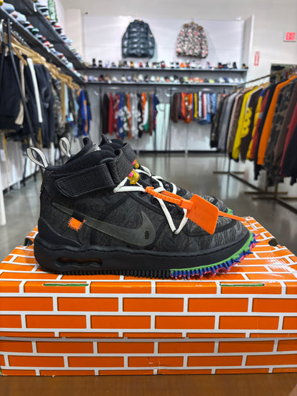 Preowned Nike Air Force 1 Mid Off-White Black