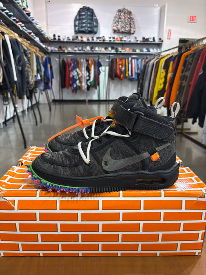 Preowned Nike Air Force 1 Mid Off-White Black