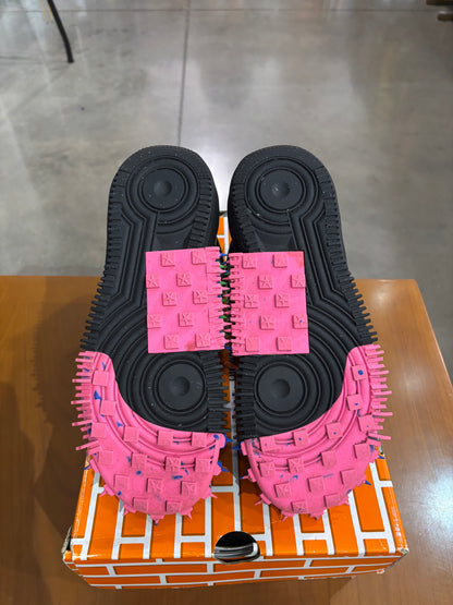 Preowned Nike Air Force 1 Mid Off-White Black