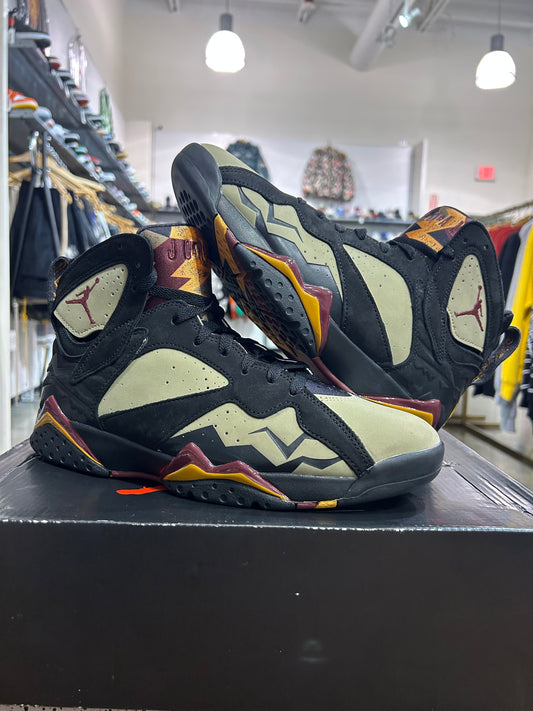 Preowned Air Jordan 7 Black Olive