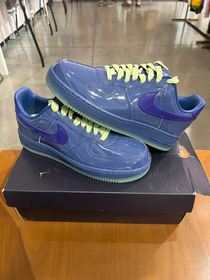 Air Force 1 Low Patent Leather Mystic Navy Grape Ice