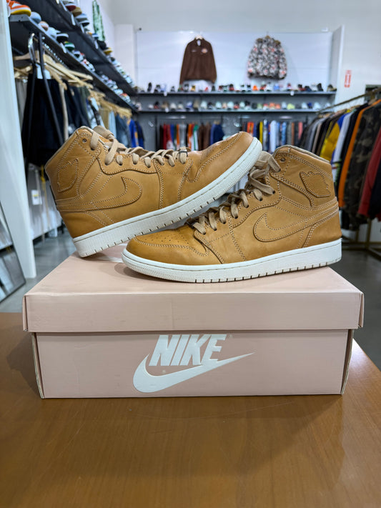 Preowned Air Jordan 1 Pinnacle Vachetta Tan