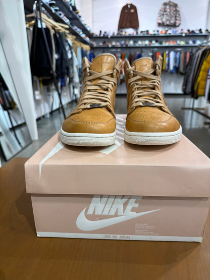 Preowned Air Jordan 1 Pinnacle Vachetta Tan