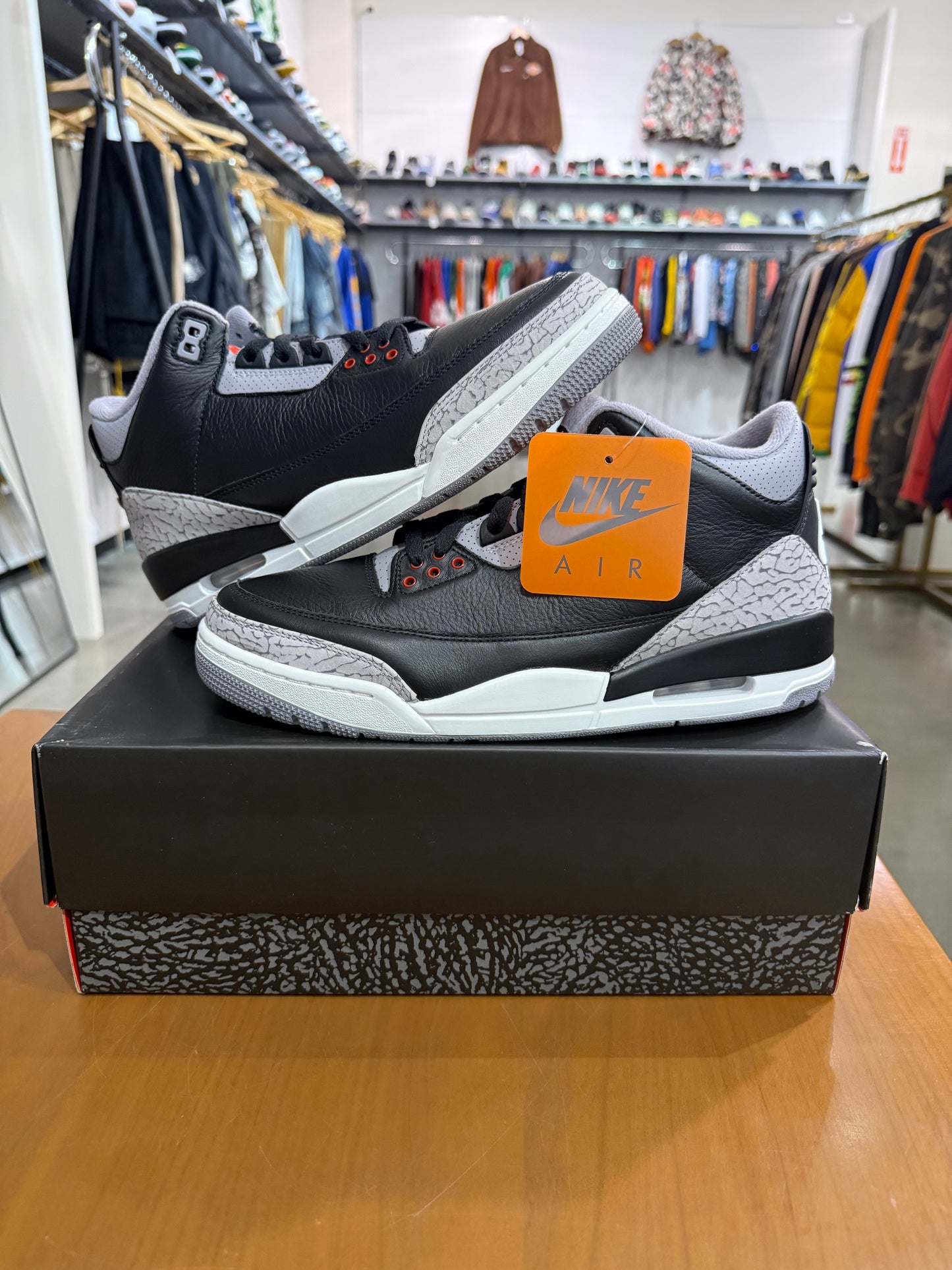 Air Jordan 3 Black Cement Reimagined