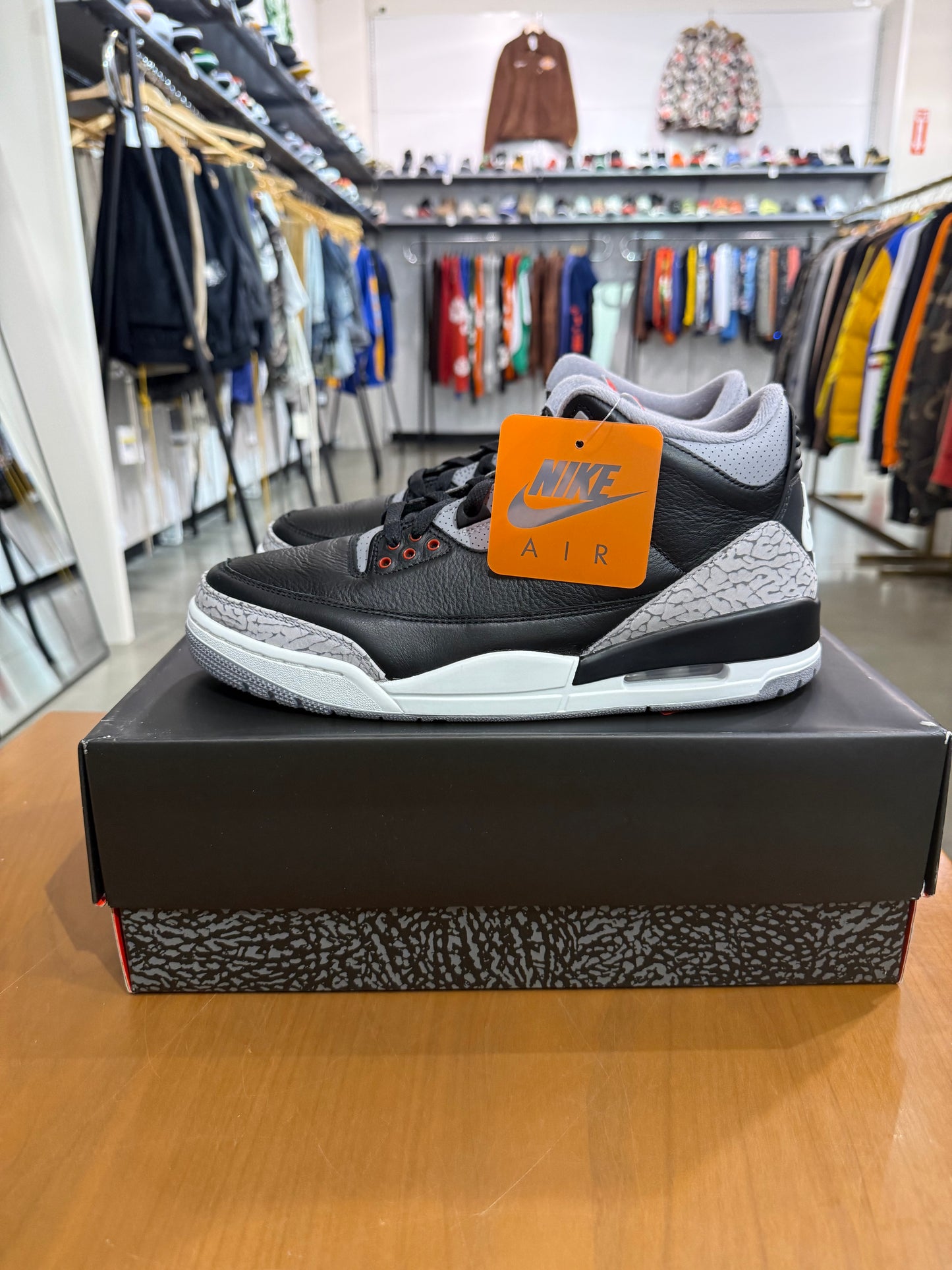 Air Jordan 3 Black Cement Reimagined