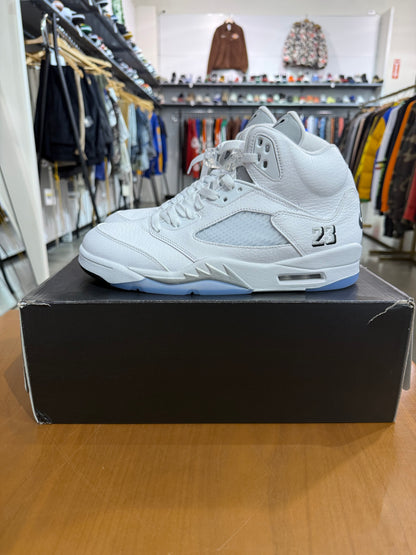 Air Jordan 5 White Metallic