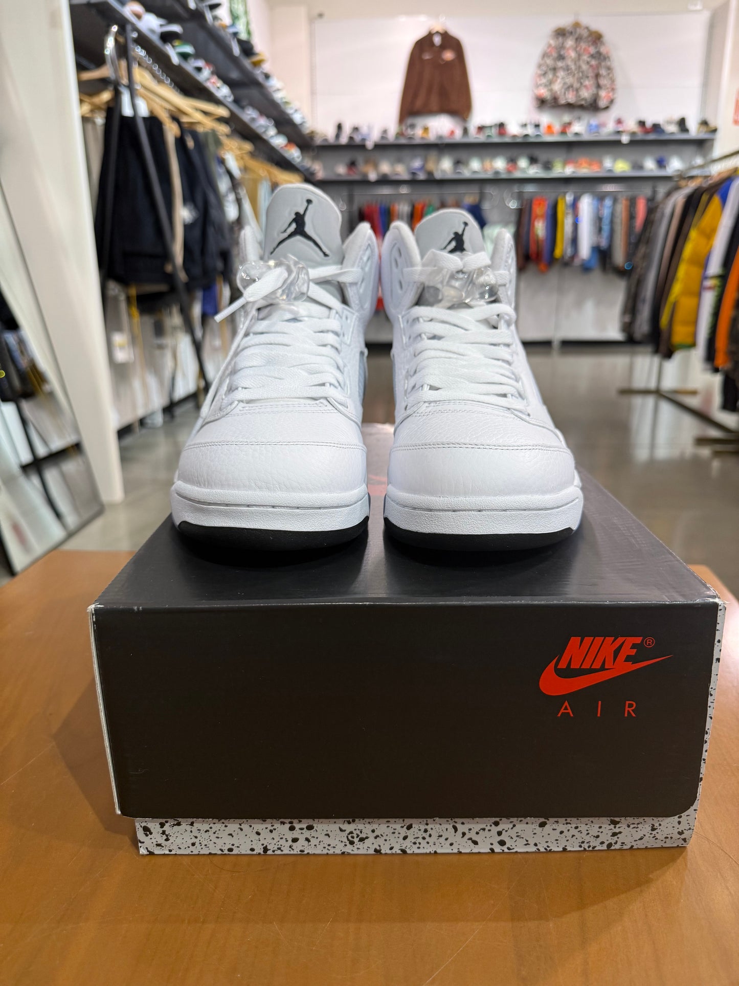 Air Jordan 5 White Metallic
