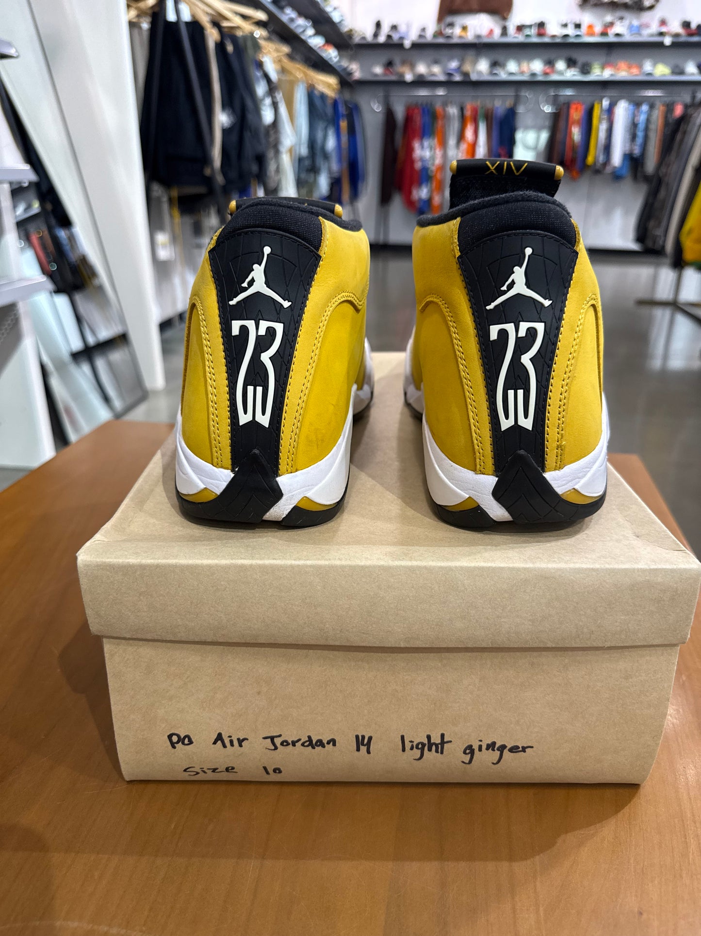 Preowned Air Jordan 14 Light Ginger
