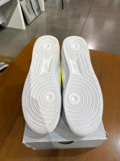 Preowned Nike Air Force 1 Low Worldwide White Barley Volt