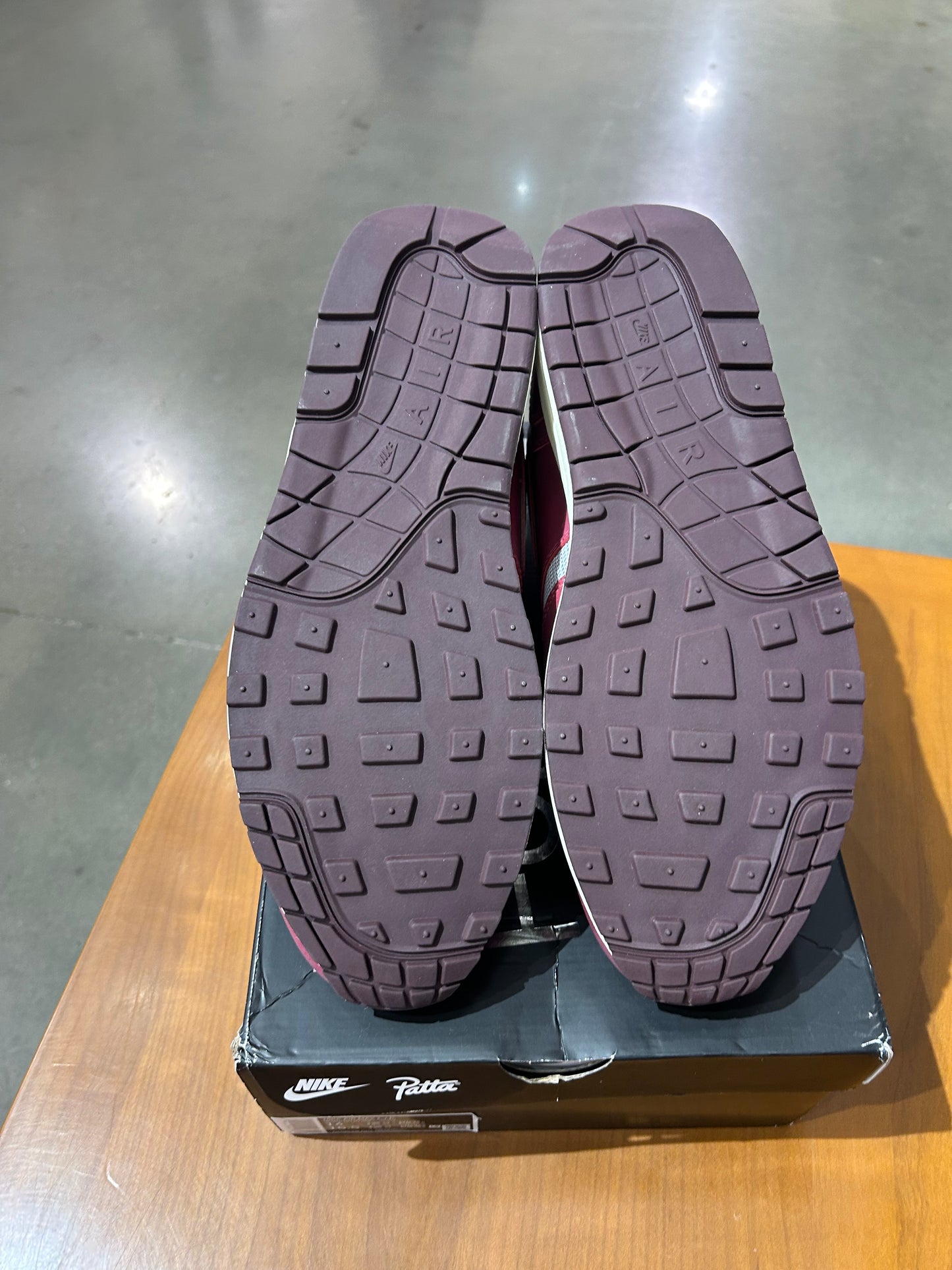 Nike Air Max 1 Patta Waves Rush Maroon With Bracelet