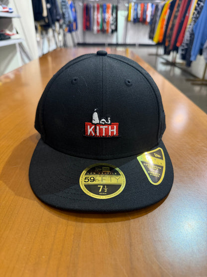 Kith x Peanuts 59Fifty Low Profile Fitted Black