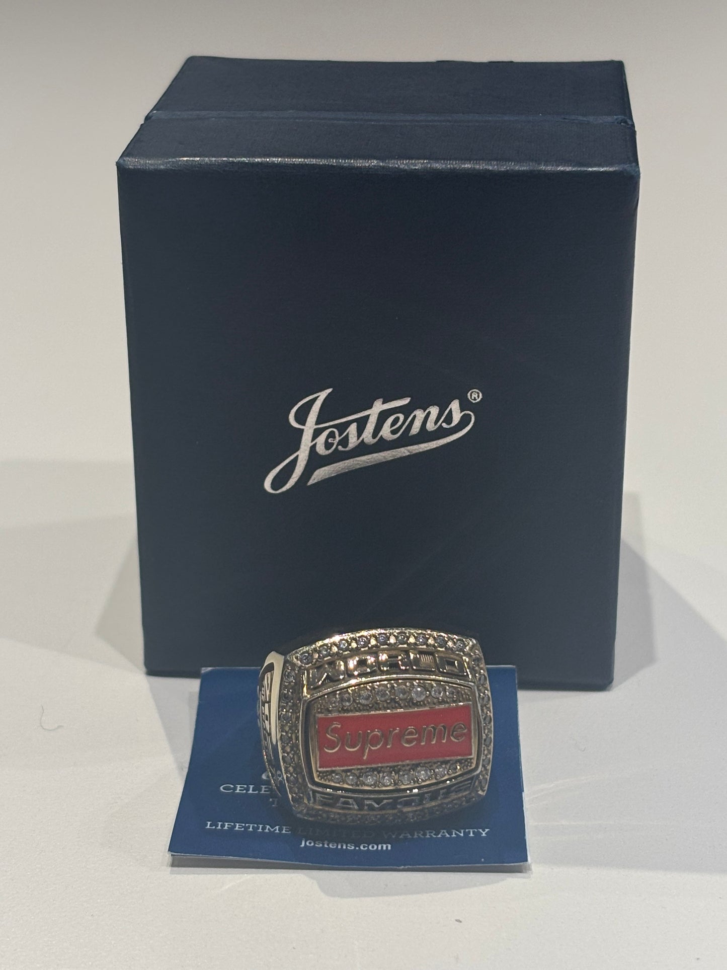 Preowned Supreme Jostens World Famous Championship Ring Gold
