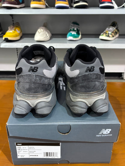 Preowned new balance 9060 Black Castlerock Grey