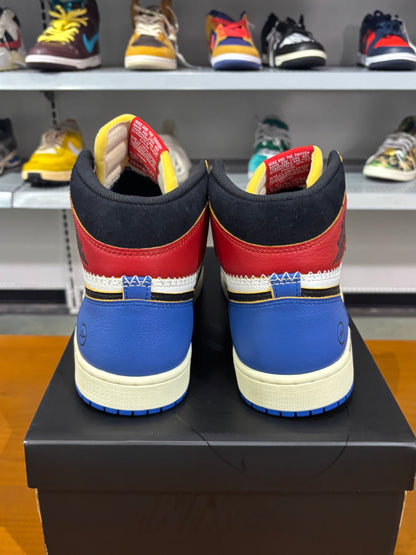 Air Jordan 1 High Fragment x Union LA Varsity Red Sport Royal