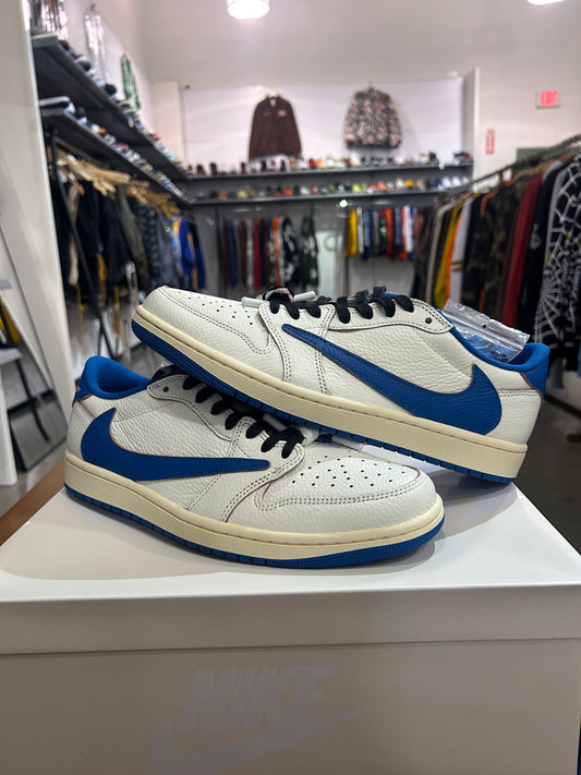 Air Jordan 1 Low Travis Scott Fragment Military Blue