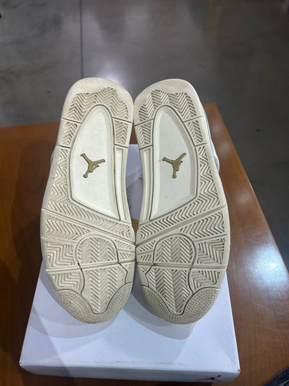 PREOWNED Air Jordan 4 Metallic Gold
