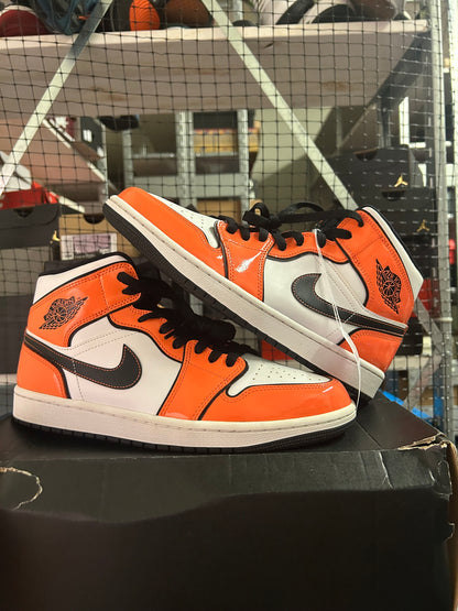 PREOWNED Air Jordan 1 Mid Turf Orange