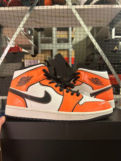 PREOWNED Air Jordan 1 Mid Turf Orange