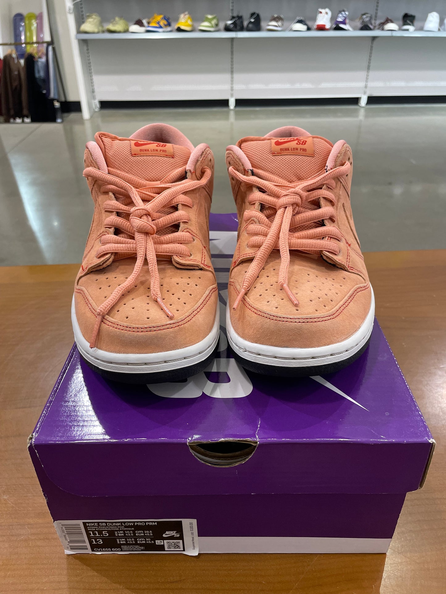 Preowned Nike SB Dunk Low Pink Pig