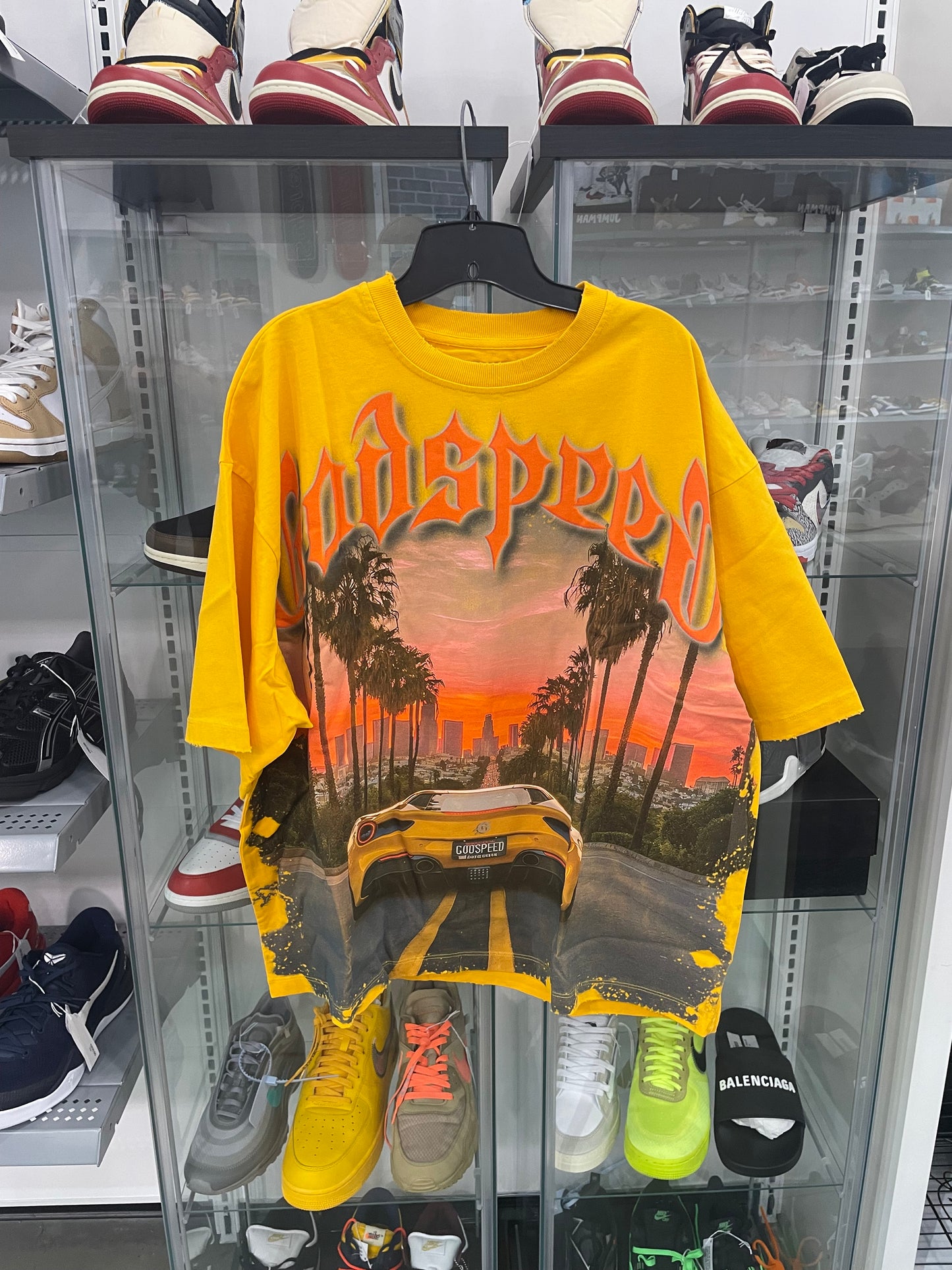 Godspeed Sunset BLVD Tee Yellow