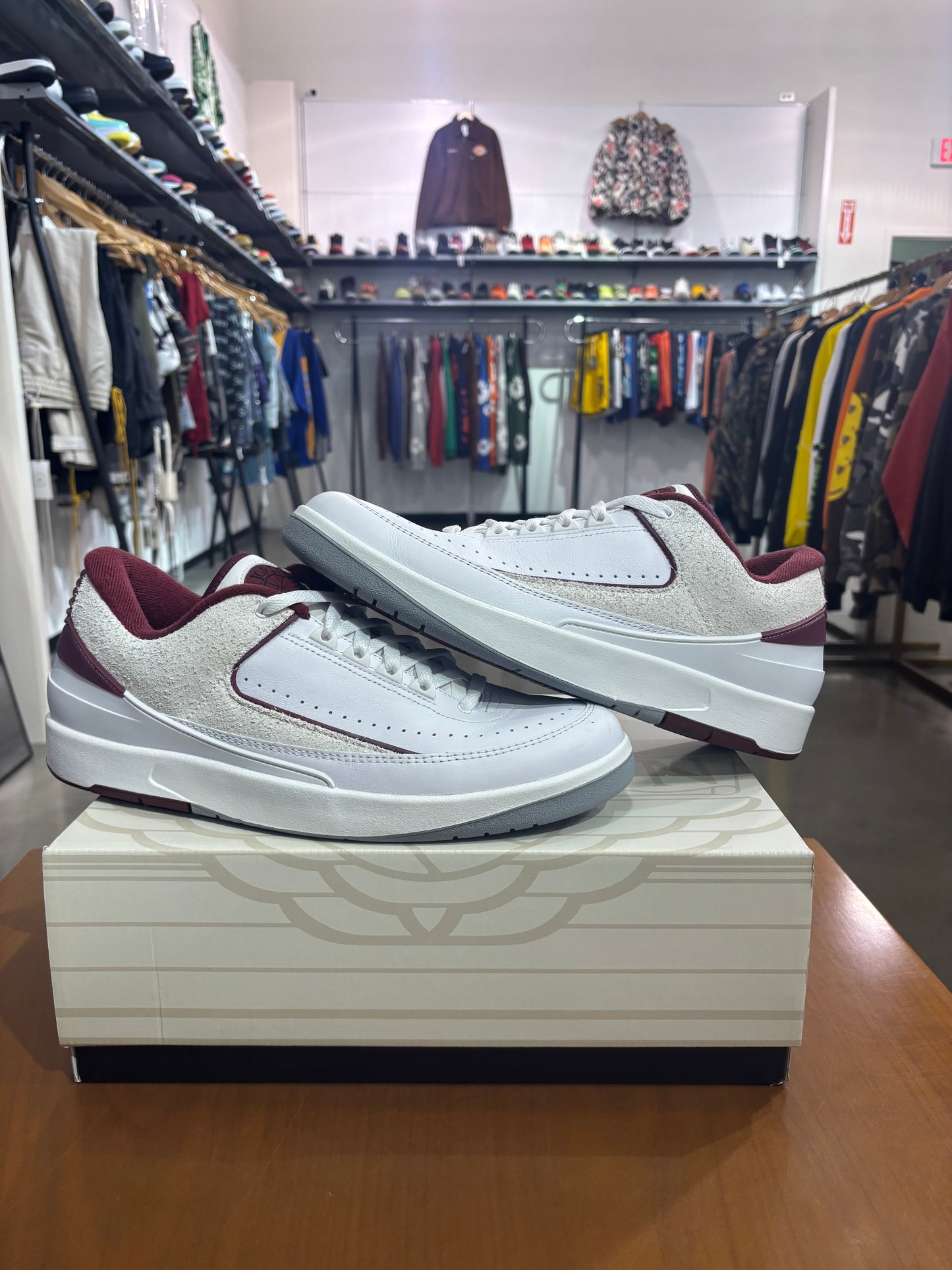 Preowned Air Jordan 2 Low Cherrywood (No Box Label)