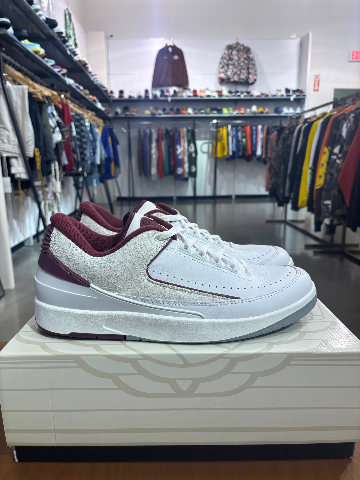 Preowned Air Jordan 2 Low Cherrywood (No Box Label)