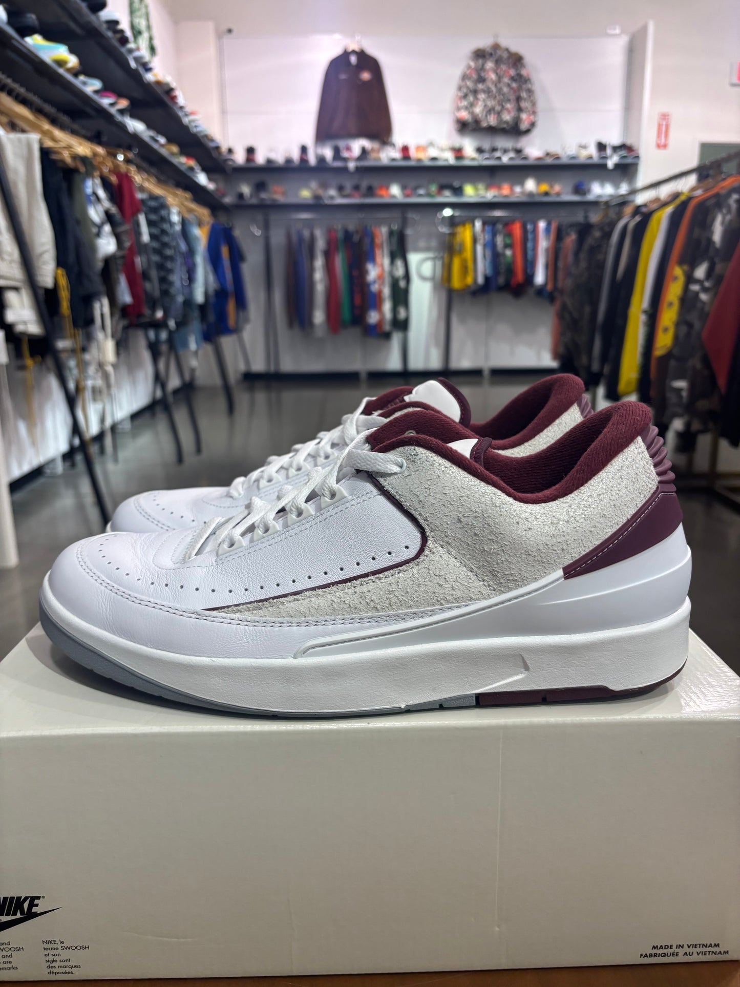 Preowned Air Jordan 2 Low Cherrywood (No Box Label)