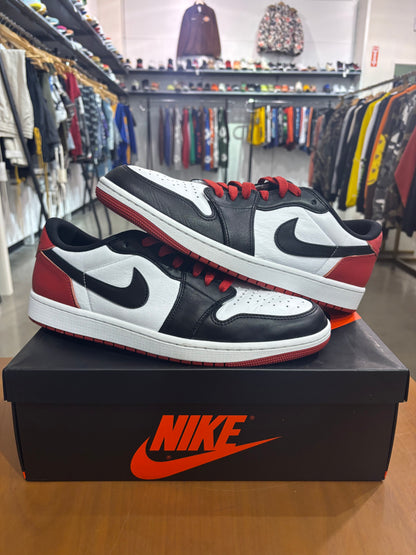 Preowned Air Jordan 1 Low Black Toe