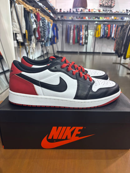 Preowned Air Jordan 1 Low Black Toe
