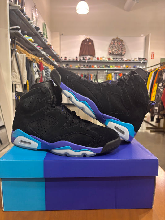 Preowned Air Jordan 6 Aqua