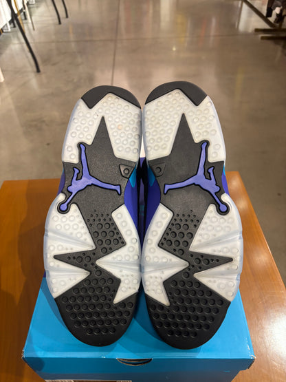 Preowned Air Jordan 6 Aqua