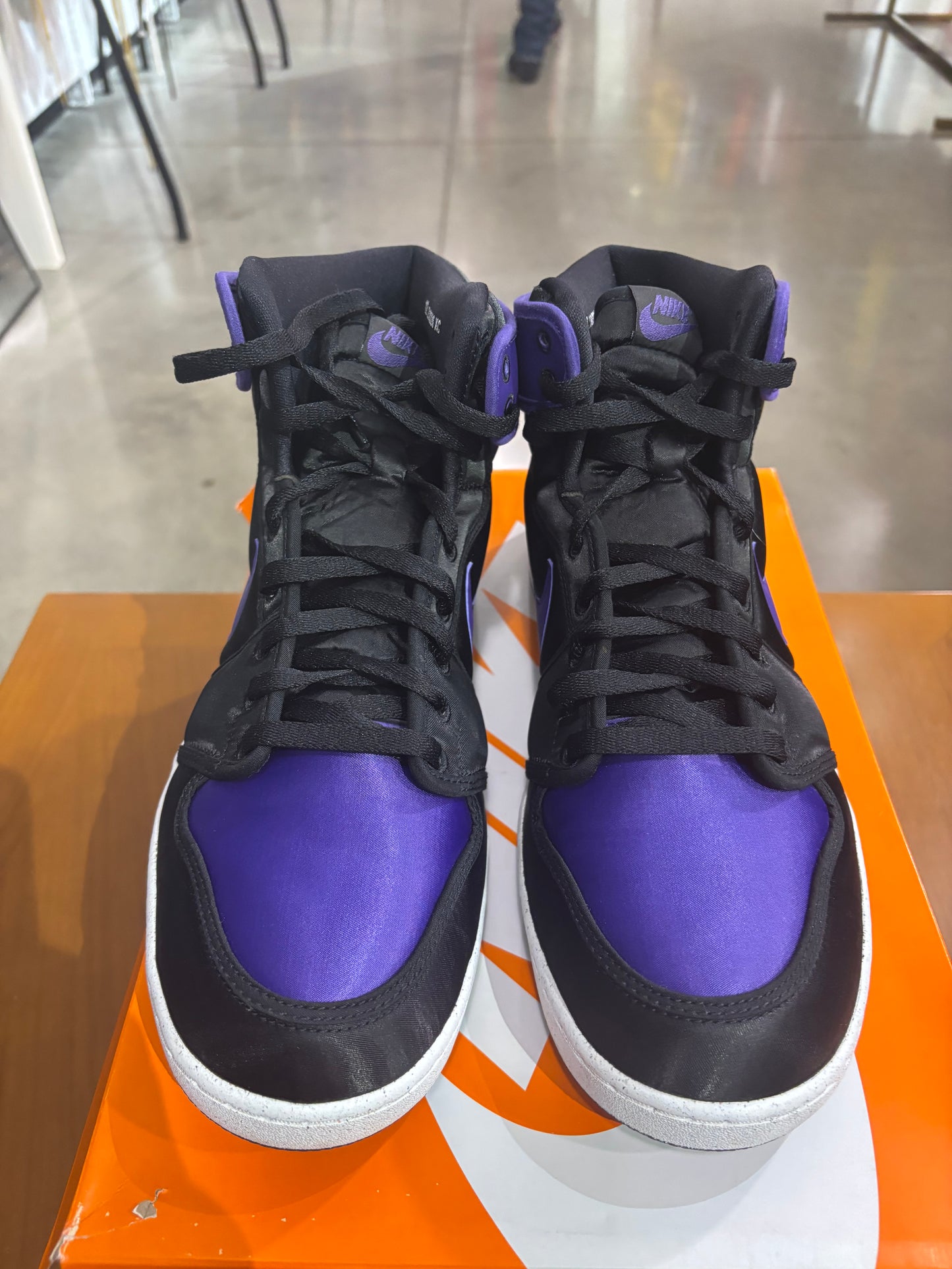 Preowned Air Jordan 1 AJKO Field Purple Satin