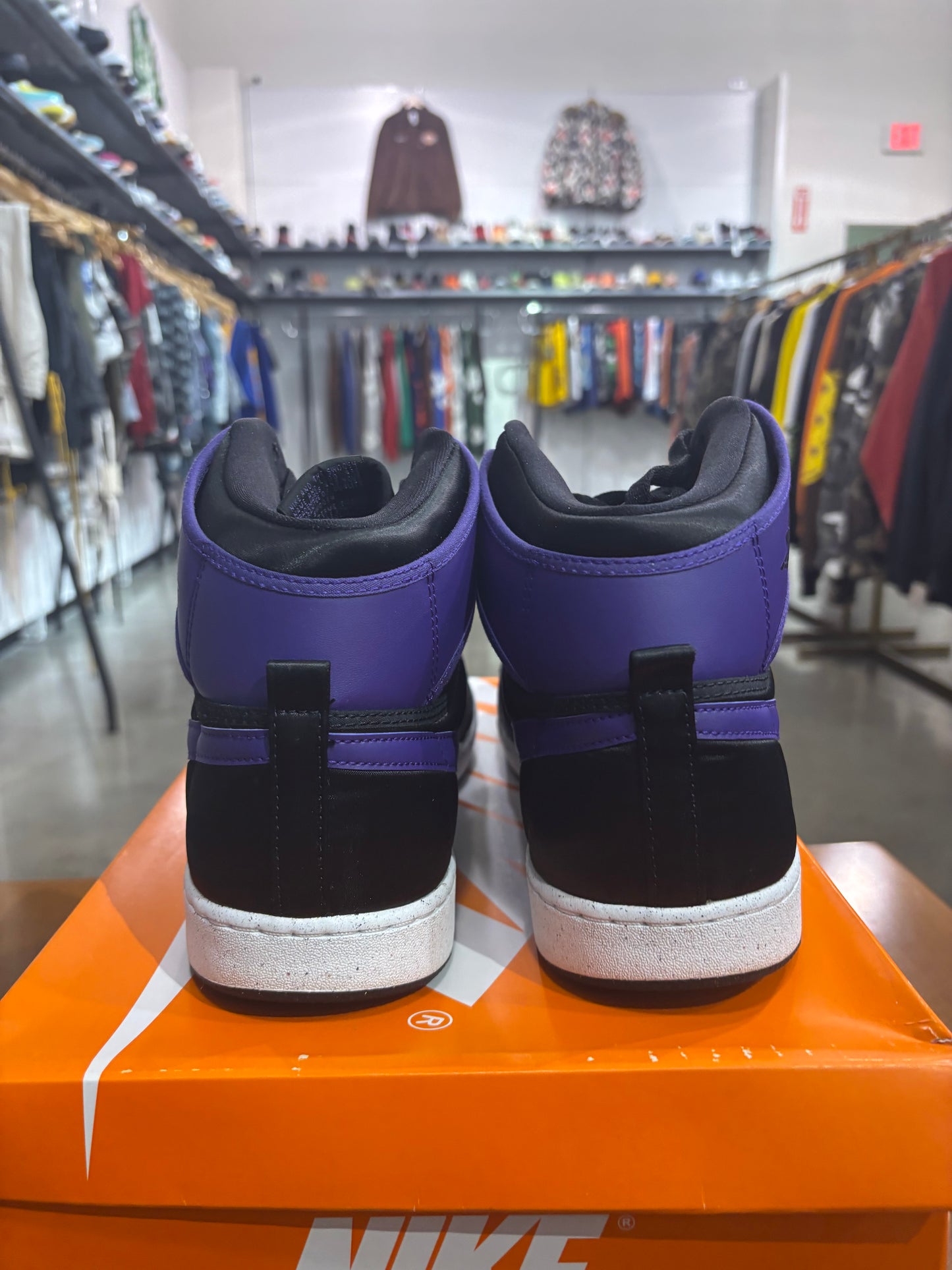 Preowned Air Jordan 1 AJKO Field Purple Satin