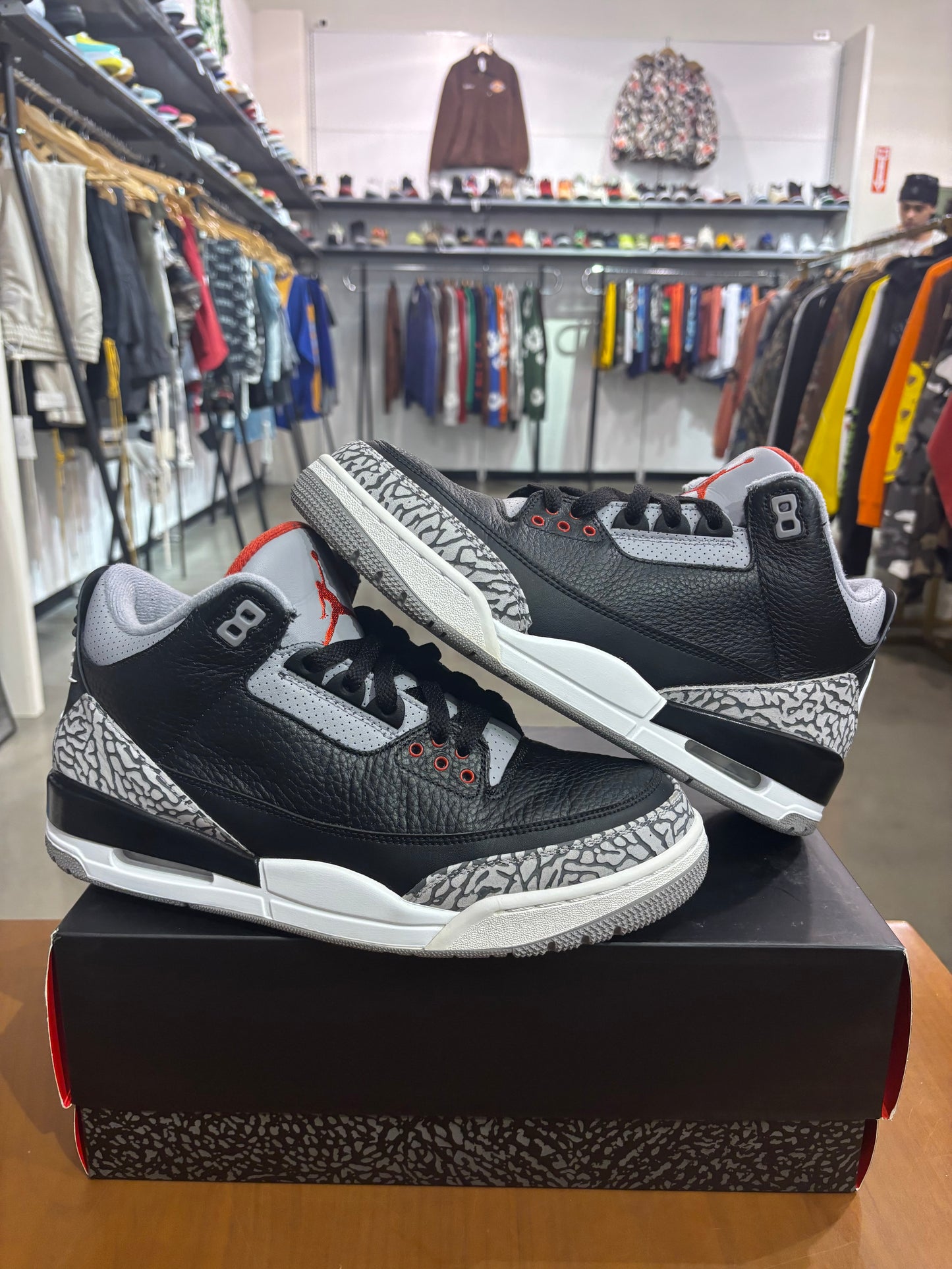 Preowned Air Jordan 3 Black Cement (2018)