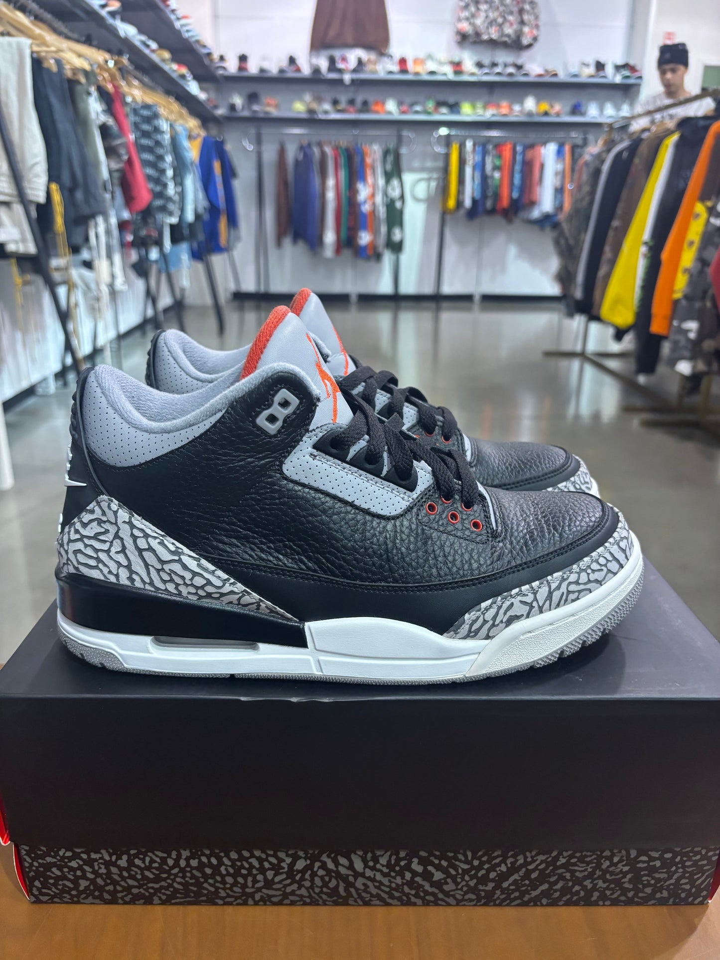 Preowned Air Jordan 3 Black Cement (2018)