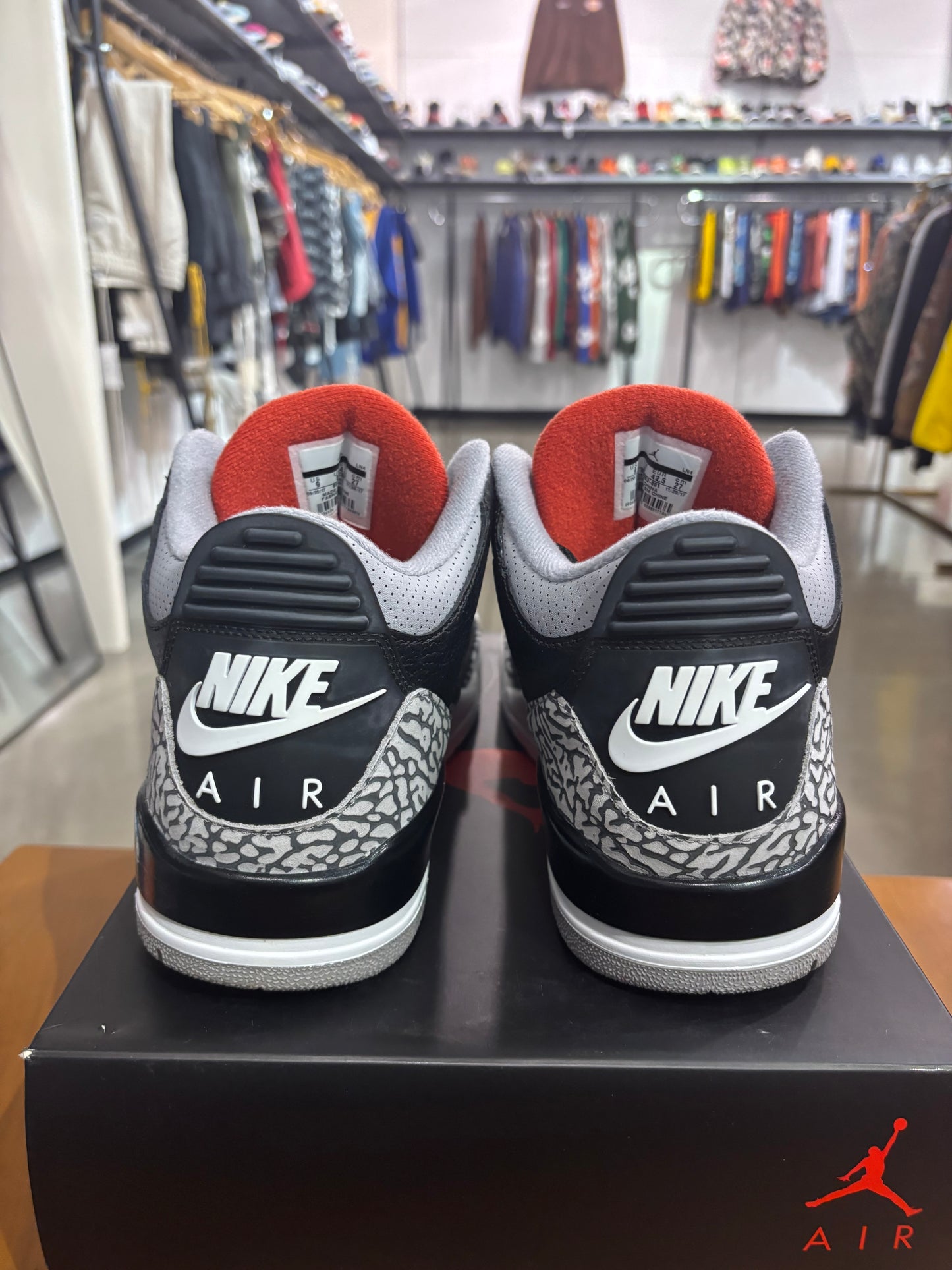 Preowned Air Jordan 3 Black Cement (2018)